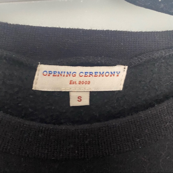 Opening Ceremony Lucky Rose Sweatshirt dress red roses size small - Picture 3 of 9